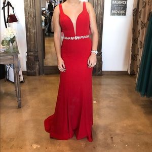 Long Red Formal Dress